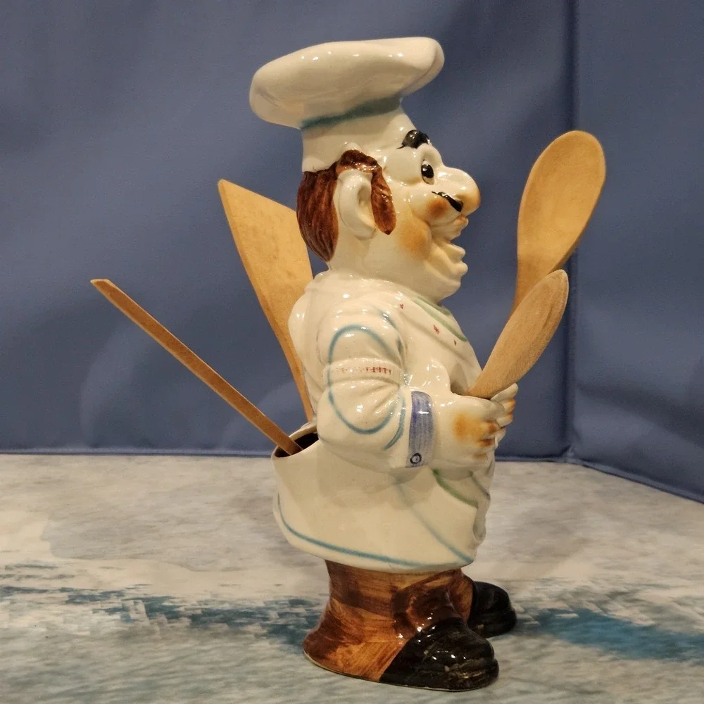 Vintage‎ Ceramic Chef Utensil Holder 12